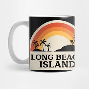 Long Beach Island Retro Mug